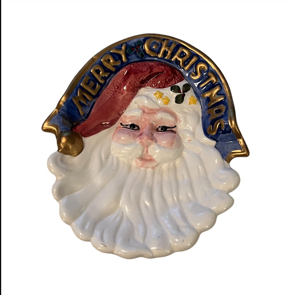Santa Claus Candy Dish Corning Factory Store Collectibles by MCID 1999